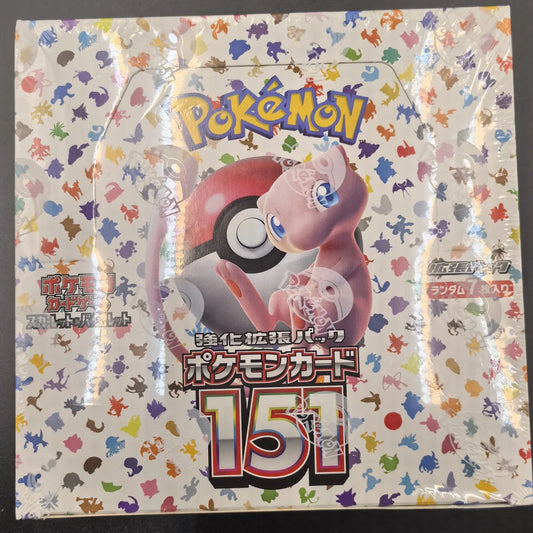 Pokemon 151 Japanese Booster Box Sealed with shrink